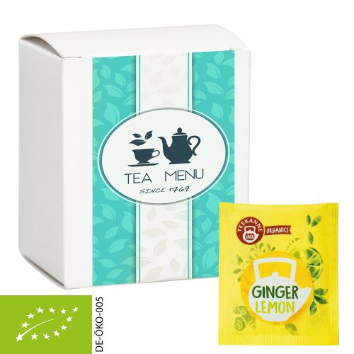 Bio Beuteltee Ginger Lemon, 10 Stück, 18g, Faltschachtel