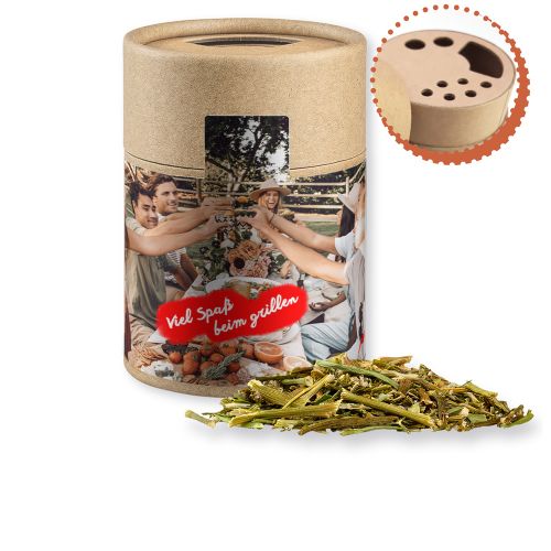 Gewürzmischung BBQ Kräuter Rub, ca. 50g, Kraftpapierstreuer Midi