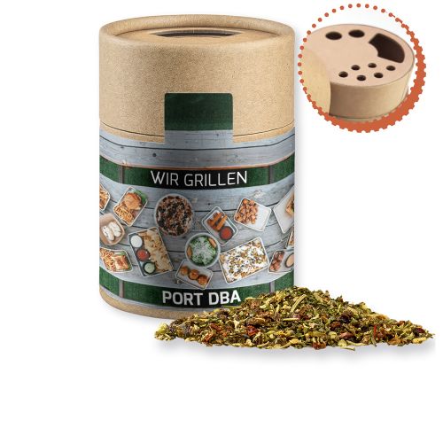 Gewürzmischung Steakgewürz, ca. 75g, Kraftpapierstreuer Midi
