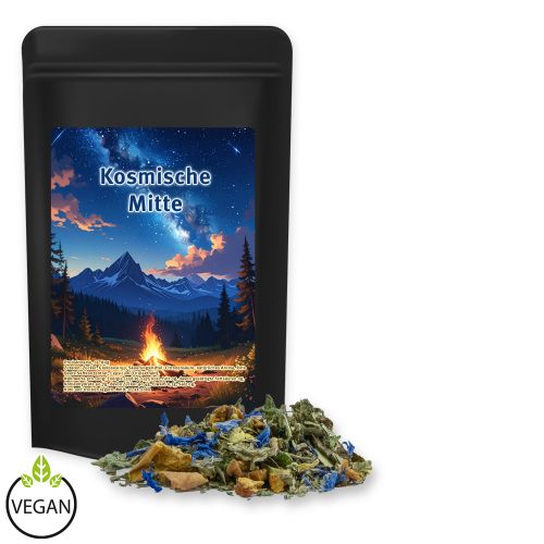 Kräutertee Harmonie, ca. 35g, Standbeutel Midi schwarz