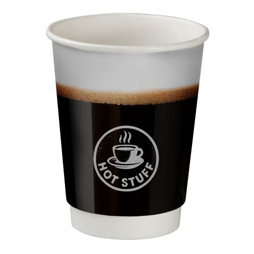 Doppelwandige Pappbecher, 300ml, Doppelwandige Becher Maxi